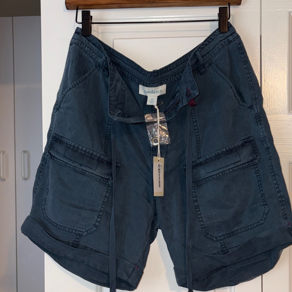 Sundance Women's Teal Cargo Shorts